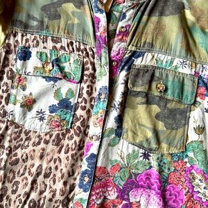 Anthropologie Pilcro Patterned Blouse